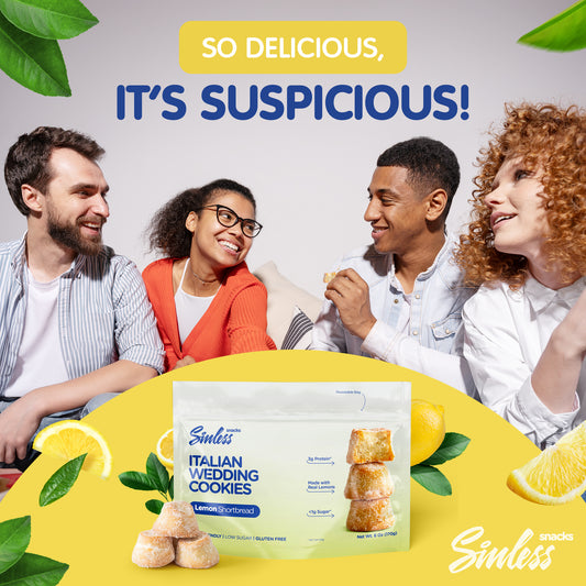 Italian Wedding Cookies - Lemon Shortbread