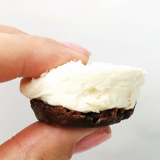 Low Carb Cheesecake KetoBrownie Bites