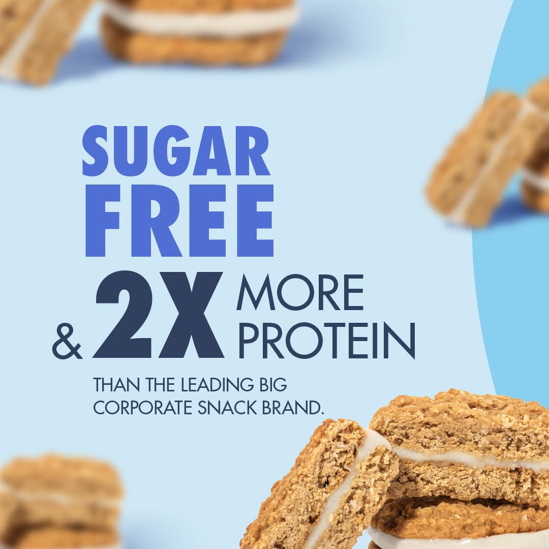 Keto Vanilla Cream Sandwich Cookies