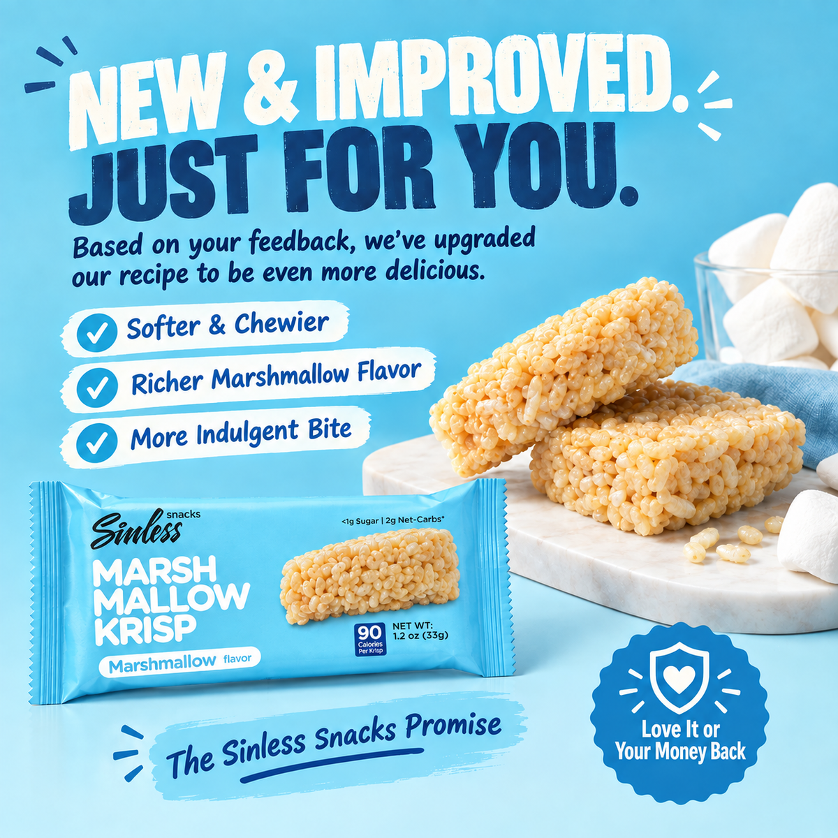 Marsh Mallow Krisp Bar!
