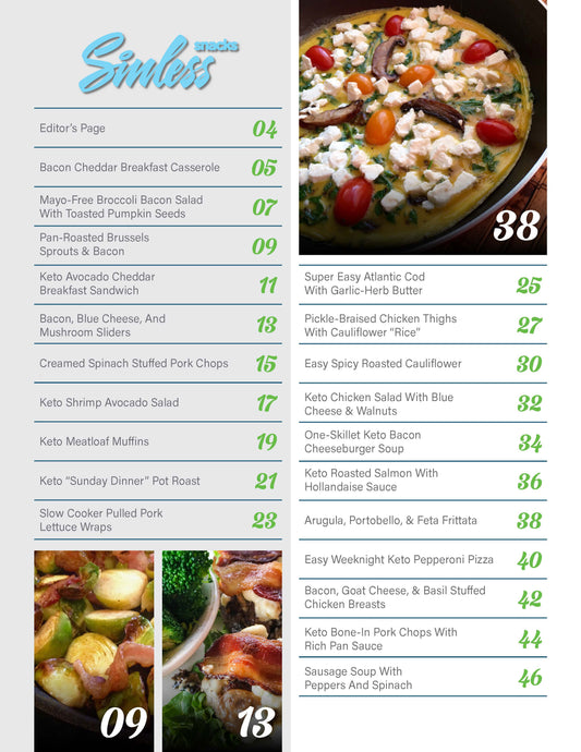 43 Delicious Ketogenic Recipes (INSTANT DOWNLOAD) - Sinless Snacks
